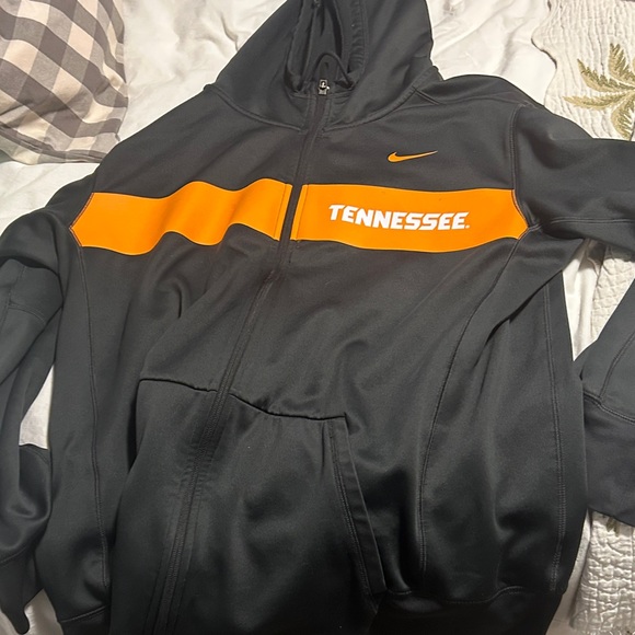 Nike Other - Nike Black Hoodie with Orange Tennessee Stripe